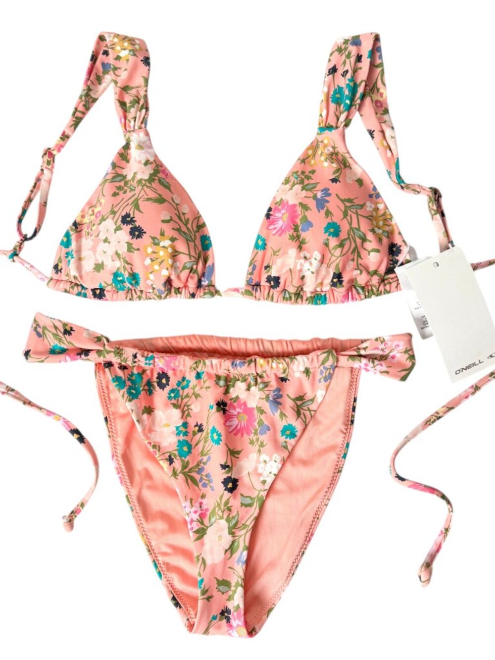NWT O'NEILL KELLY FLORAL SOLIMAR BIKINI DESERT FLOWER SURF SKATE STREET CHIC MED